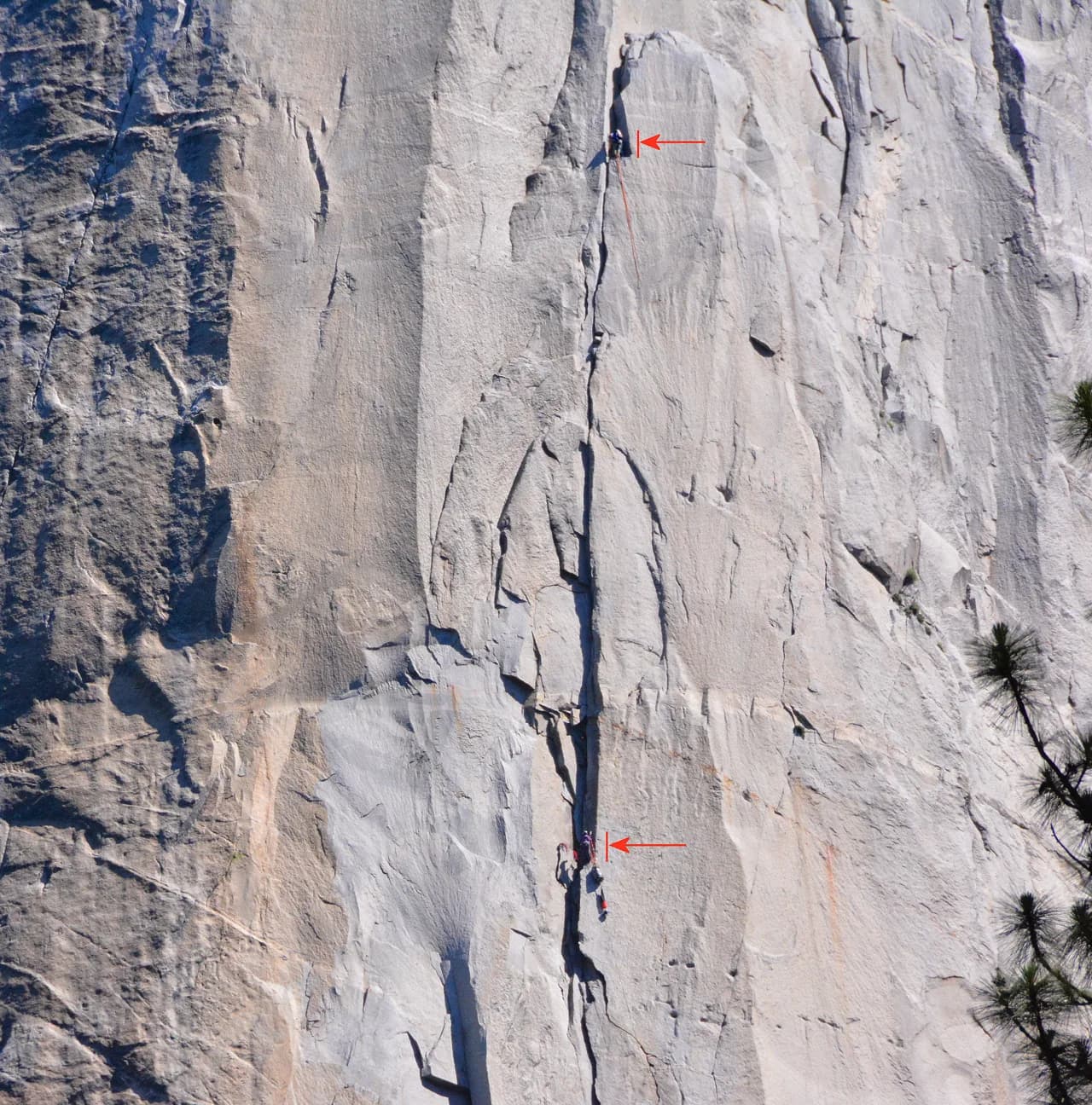 La cuerda corta de El Capitán