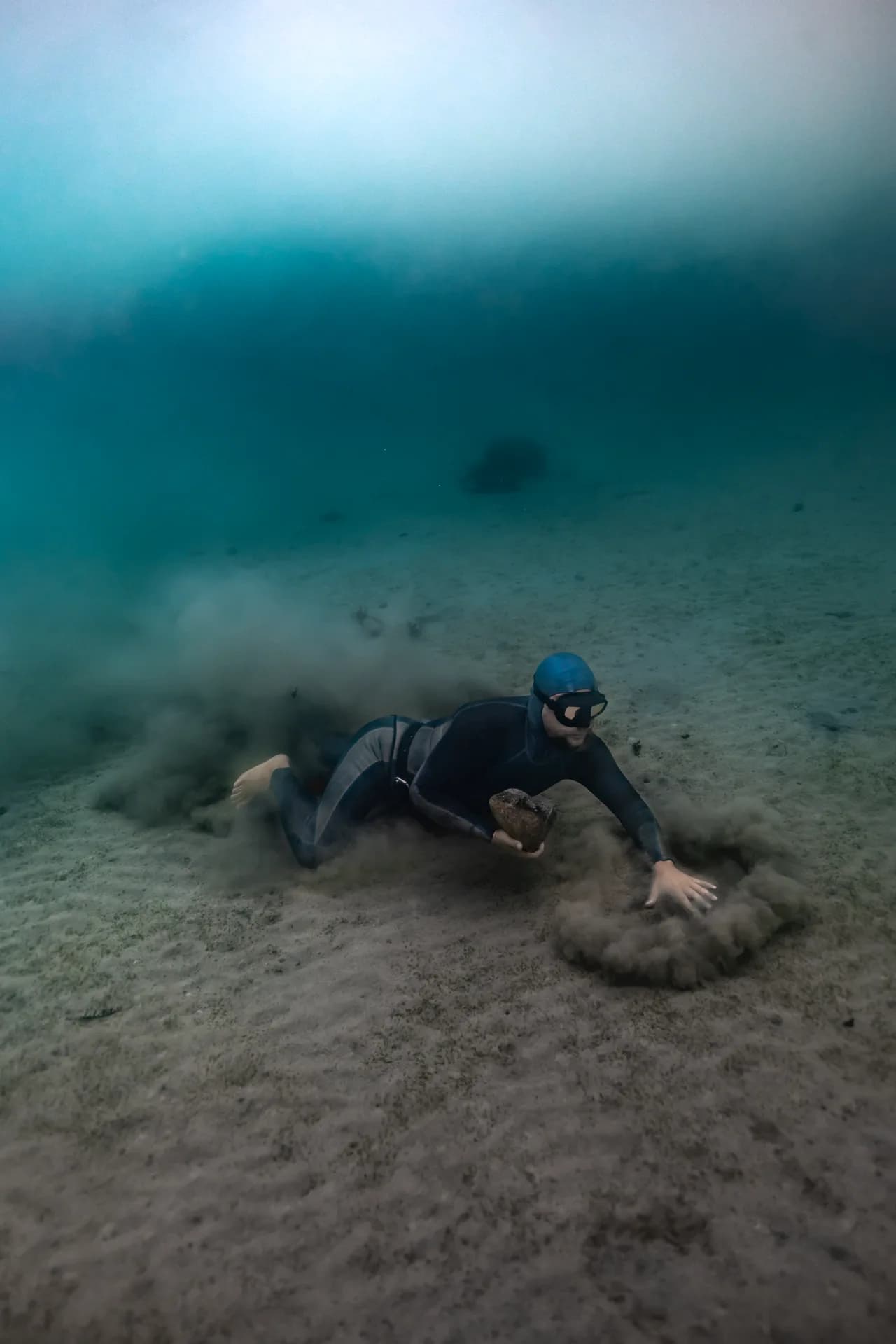 Buceo en apnea en aguas de 40 metros