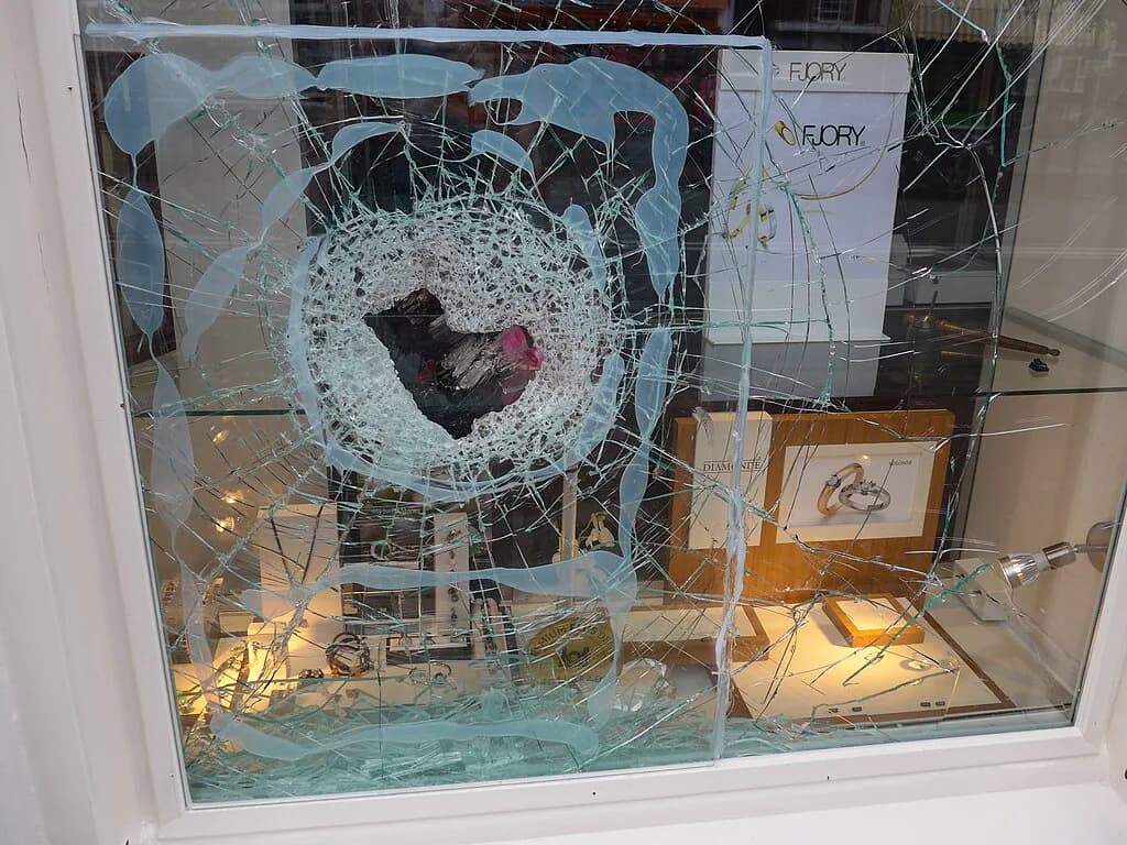 El ladrón que se cortó la arteria entrando por la ventana