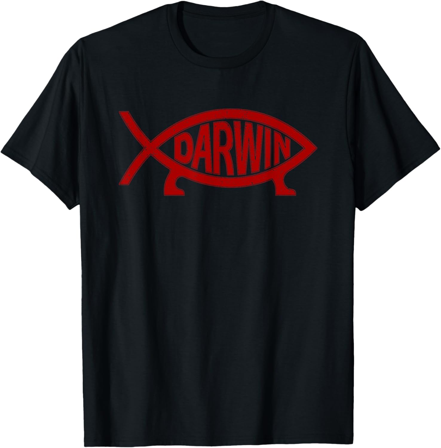 Camiseta Darwin Ichthys — El Pez de la Evolución (Humor Ateo)