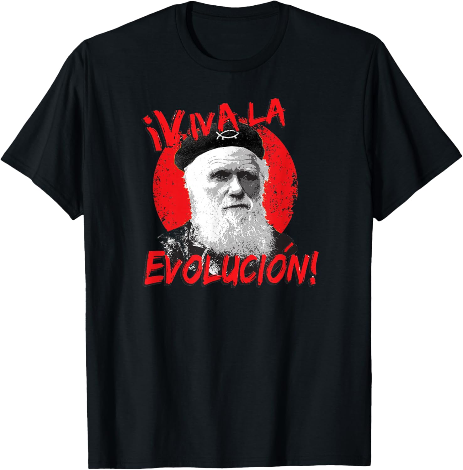 Camiseta "Viva La Evolución" Darwin — Regalo para Científicos